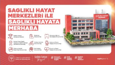 Sağlık Bakanlığı tarafından hizmete sunulan “Sağlıklı Hayat Merkezleri” (SHM), vatandaşlara