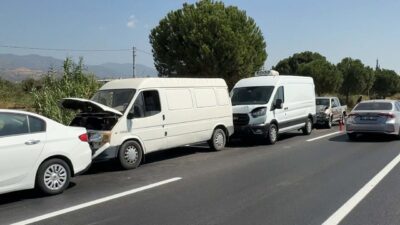 Melek FIRAT/AYDIN, – AYDIN’ın İncirliova ilçesinde 1 otomobil, 2 minibüs