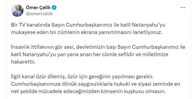 ANKARA, – AK Parti Genel Başkan Yardımcısı ve Parti Sözcüsü