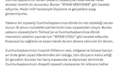 ANKARA, – AK Parti Genel Başkan Yardımcısı ve Parti Sözcüsü