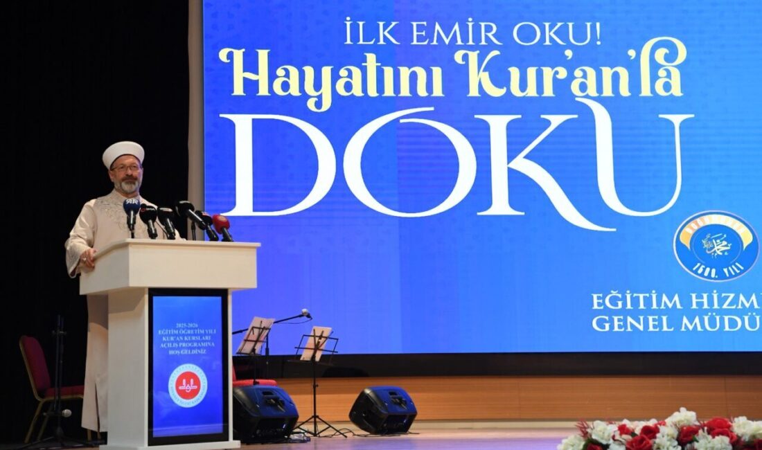 Ali Erbaş: Toplumu aşırılıklardan uzak tutmanın yolu eğitim programlarıdır Aliekber METE/ANKARA, – DİYANET İşleri Başkanı Ali Erbaş, “Toplumumuzu aşırılıklardan,