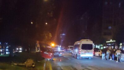 ESKİŞEHİR, – ESKİŞEHİR’de alkollü sürücünün kullandığı otomobilin çarptığı 3 yayadan