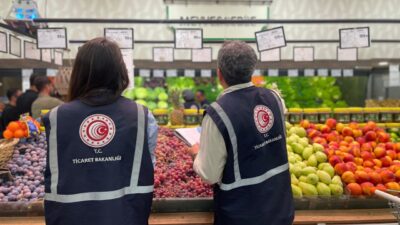 Kübra SONKAYA-Emirhan YÜZÜGÜLDÜ/ANKARA, – TİCARET Bakanlığı ekipleri, Ankara’daki marketlerde haksız
