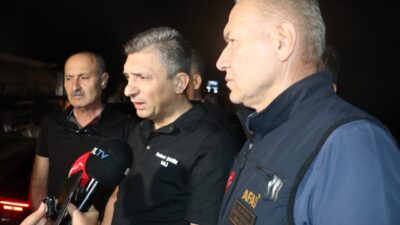 YANGIN KONTROL ALTINDA Antalya Valisi Hulusi Şahin, Kumköy’de akşam saatlerinde