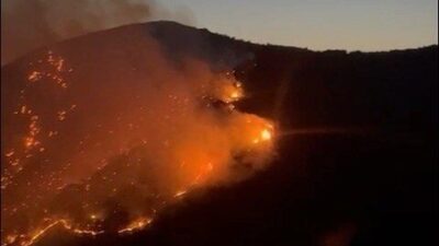 GECE GÖRÜŞLÜ 2 HELİKOPTER GÖREVLENDİRİLDİ Aydın’ın Söke ilçesinde makide çıkıp,