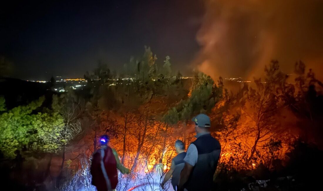 YANGINDA 10 SAAT GERİDE KALDI Aydın’ın Söke ilçesine bağlı Sazlıköy