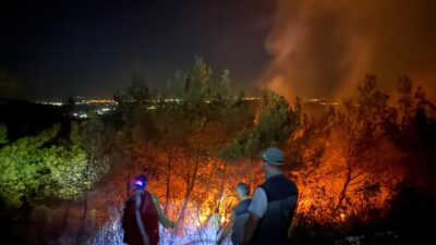 YANGINDA 10 SAAT GERİDE KALDI Aydın’ın Söke ilçesine bağlı Sazlıköy