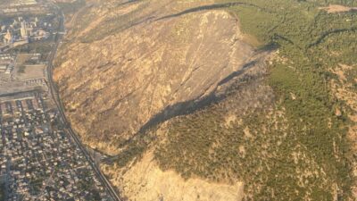 Melek FIRAT/AYDIN, – AYDIN’ın Söke ilçesindeki makilikte dün çıkıp ormana