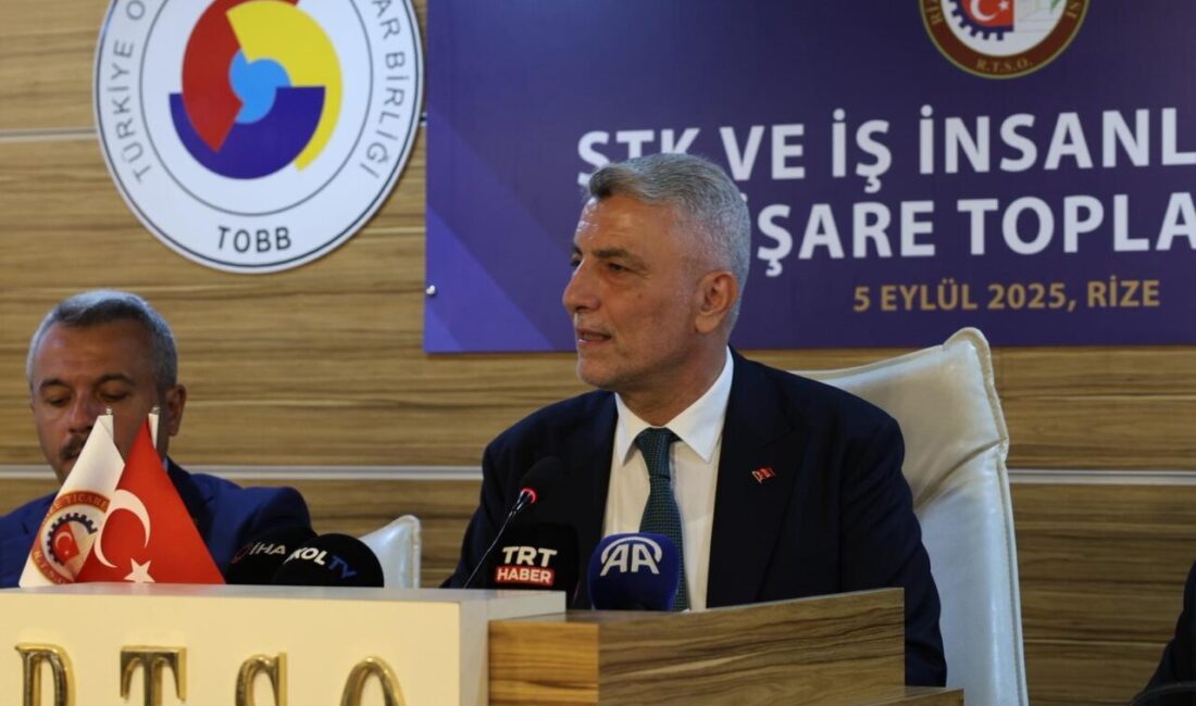 Mehmet Can PEÇE/ RİZE, – TİCARET Bakanı Ömer Bolat, “Dünyanın
