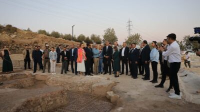 DÜLÜK ANTİK KENTİNDE İNCELEME YAPTI Kültür ve Turizm Bakanı Mehmet