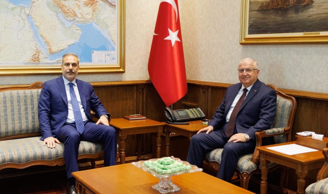 ANKARA, – DIŞİŞLERİ Bakanı Hakan Fidan, Milli Savunma Bakanı Yaşar