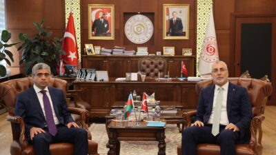 ANKARA, – ÇALIŞMA ve Sosyal Güvenlik Bakanı Vedat Işıkhan, Azerbaycan