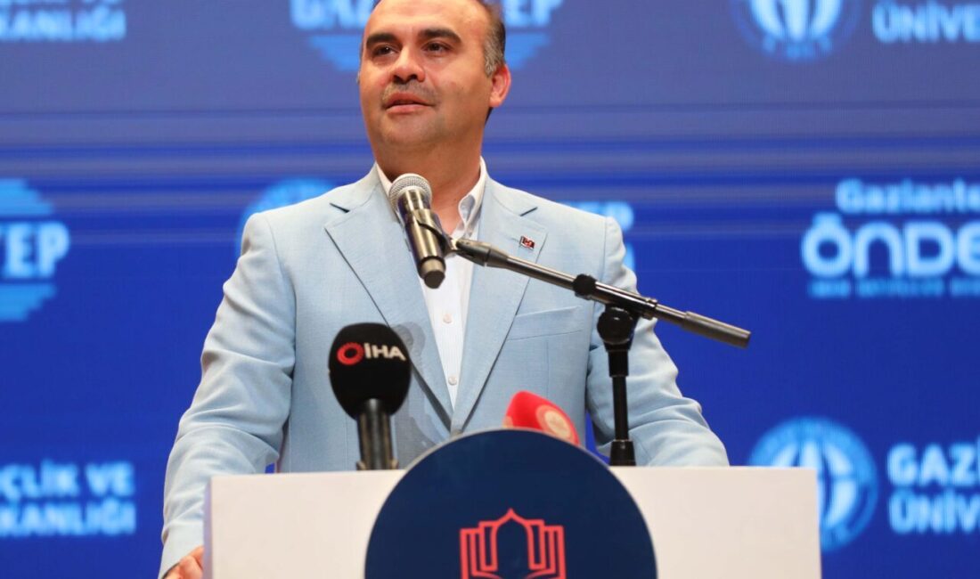 Kadir GÜNEŞ-Ahmet ATMACA/GAZİANTEP, – SANAYİ ve Teknoloji Bakanı Mehmet Fatih