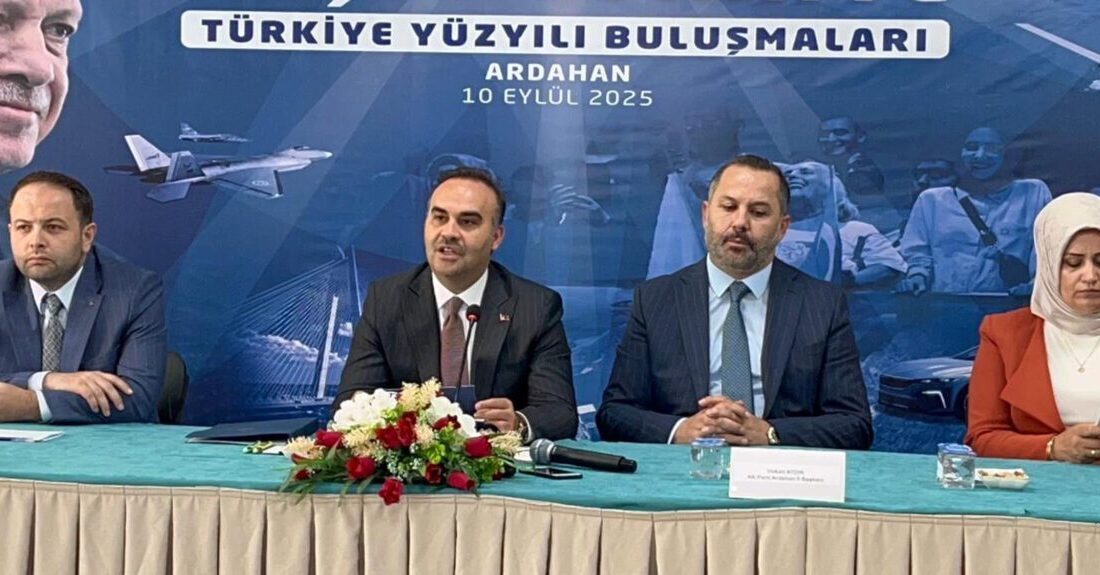Deniz BAŞLI-Dinçer AKTEMUR/ARDAHAN, – SANAYİ ve Teknoloji Bakanı Mehmet Fatih