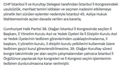 Eda KOÇ/ ANKARA, – ADALET Bakanı Yılmaz Tunç, CHP İstanbul