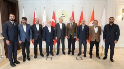 ANKARA, – İÇİŞLERİ Bakanı Ali Yerlikaya, Ankara Filistin Dayanışma Platformu