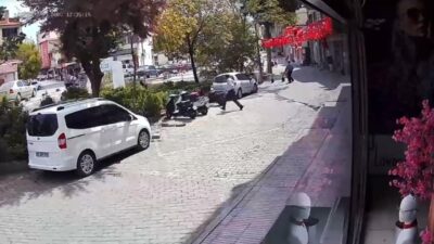 DEPREM ANI GÜVENLİK KAMERASINDA Balıkesir’in Sındırgı ilçesinde 6 dakika arayla