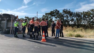 6 SAAT SONRA YOL ULAŞIMA AÇILDI Balıkesir’in Savaştepe ilçesinde amonyum