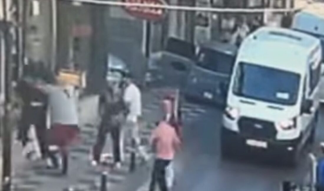 KAVGA, GÜVENLİK KAMERASINDA Bartın’da, D.R.U.’nun, Ç.F., T.H. ve N.K.’yi tabancayla
