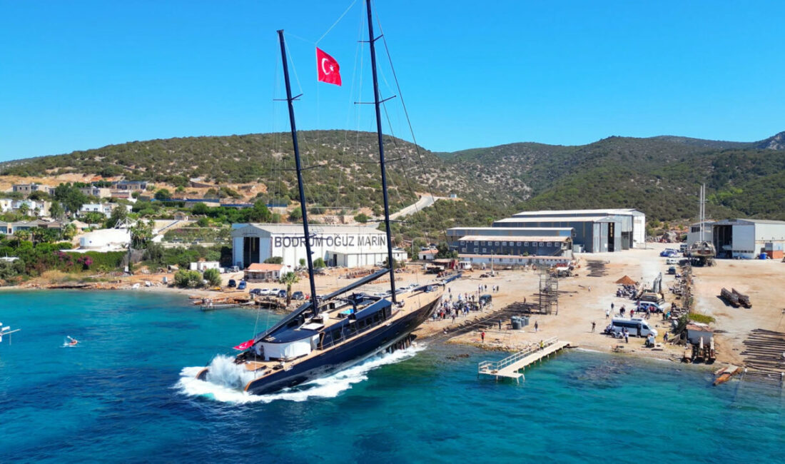 Fırat AKAY/BODRUM(Muğla), – MUĞLA’nın Bodrum ilçesinde 50,5 metre uzunluğunda ve