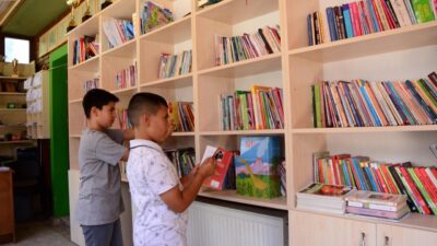 Batuhan KILIÇ/ESKİŞEHİR, – ESKİŞEHİR’de çocukların okuma alışkanlığı kazanması için kütüphane