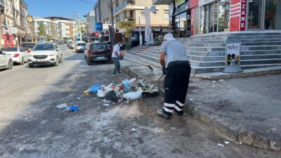 İLÇEDEKİ ÇÖPLER TOPLANIYOR Buca Belediyesi’nde, işçiler ve DİSK Genel İş