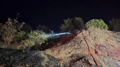 Özgül ATABEY/MUDANYA (Bursa), – BURSA’nın Mudanya ilçesinde gece saatlerinde çıkan