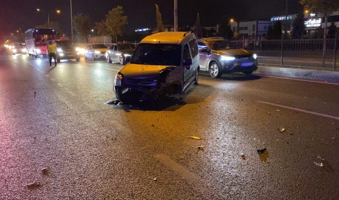 Yavuz YILMAZ/ İNEGÖL(Bursa), – BURSA’nın İnegöl ilçesinde hafif ticari araç