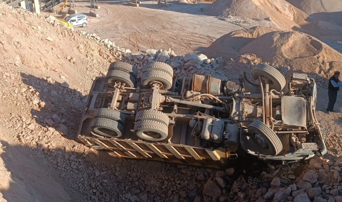 Yavuz YILMAZ/ İNEGÖL(Bursa), – BURSA’nın İnegöl ilçesinde hafriyat yüklü kamyonun