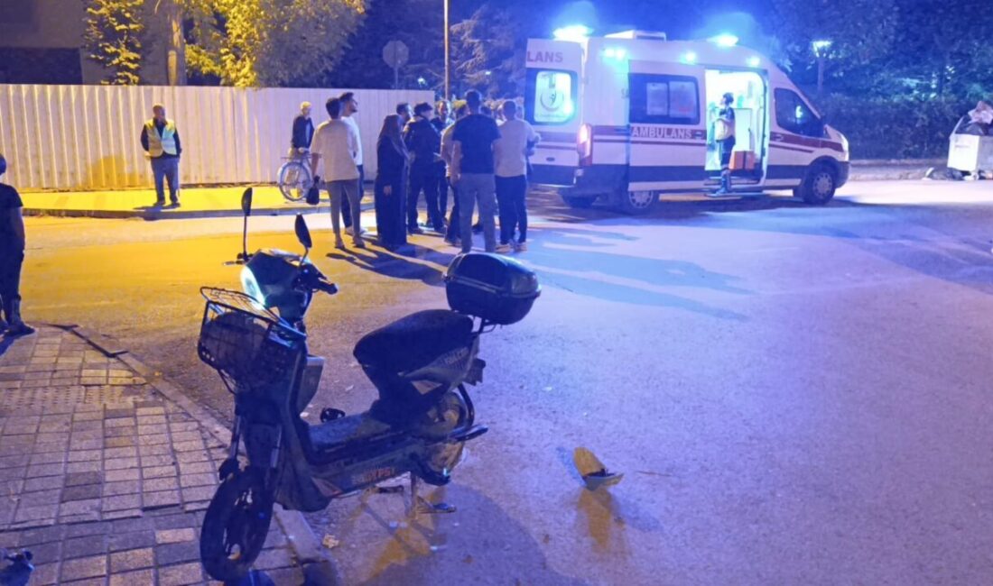 Yavuz YILMAZ/ İNEGÖL (Bursa), – BURSA’nın İnegöl ilçesinde otomobille çarpışan