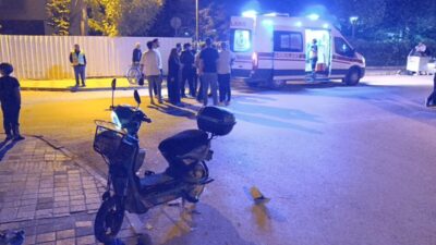 Yavuz YILMAZ/ İNEGÖL (Bursa), – BURSA’nın İnegöl ilçesinde otomobille çarpışan