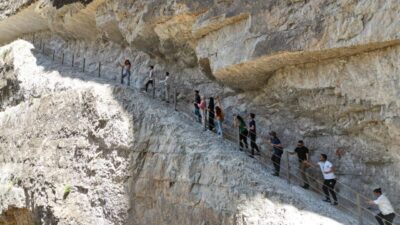 Nusret DURUR/ARDANUÇ (Artvin), – TÜRKİYE’nin en büyük kanyonlarından olan Ardanuç