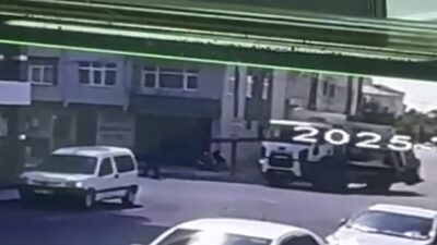 Şenol AKSOY/SARAY (Tekirdağ), – TEKİRDAĞ’ın Saray ilçesinde, yolun karşısına geçerken