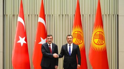 KIRGIZİSTAN, – CUMHURBAŞKANI Yardımcısı Cevdet Yılmaz, Kırgızistan Cumhurbaşkanı Sadır Caparov