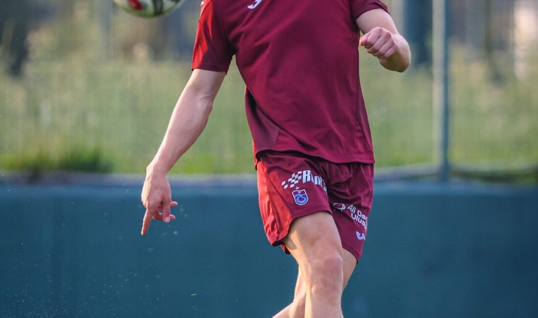 Nurgül GÜNAYDIN / – TRABZONSPOR’un Ukraynalı oyuncusu Danylo Sikan’ın antrenmanda