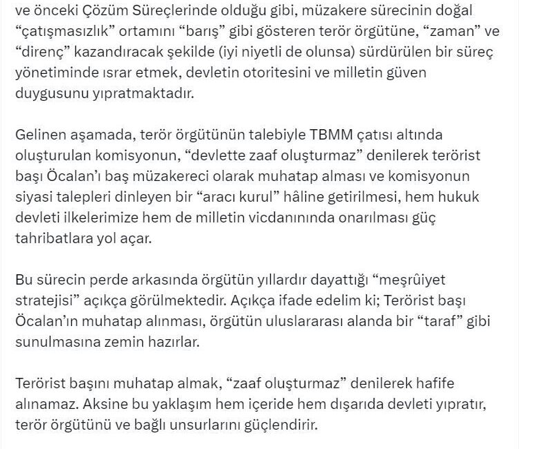 ANKARA, – BÜYÜK Birlik Partisi (BBP) Genel Başkanı Mustafa Destici,