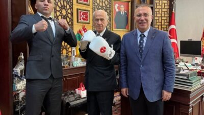Mikail KARAMAN/ANKARA, – MHP Genel Başkanı Devlet Bahçeli, boksör Avni