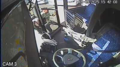 Aziz ÖNAL/BİNGÖL, – BİNGÖL’de şoförünün el frenini çekmeyi unuttuğu halk