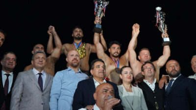 Aysu DURSUN/ANTALYA, – TARİHİ Elmalı Yağlı Güreşleri’nin 673’üncüsü’nde başpehlivan, Feyzullah