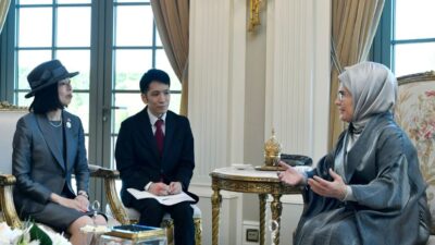 ANKARA, – CUMHURBAŞKANI Recep Tayyip Erdoğan’ın eşi Emine Erdoğan, Japonya