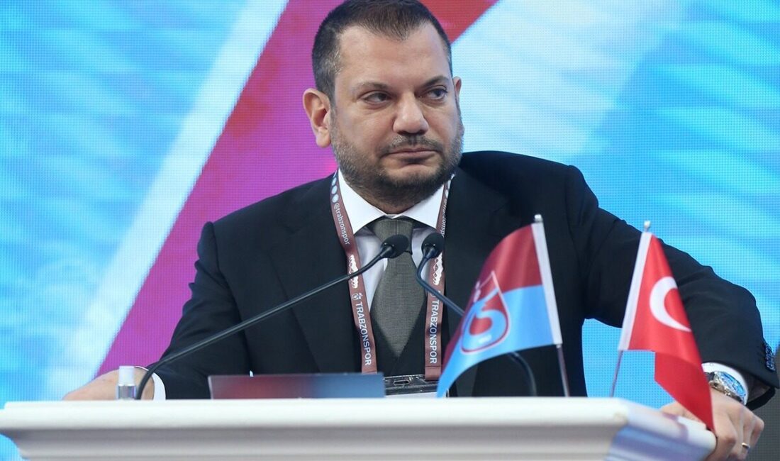 Nurgül GÜNAYDIN / TRABZON, – TRABZONSPOR Kulübü Başkanı Ertuğrul Doğan,