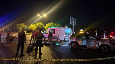 Gülgün AKYOKUŞ/FETHİYE, (Muğla), – MUĞLA’nın Fethiye ilçesinde, otomobil ile çarpışan