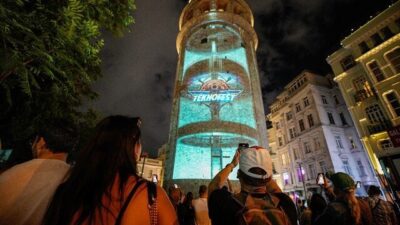 İSTANBUL, – İSTANBUL’un önemli simgelerinden Galata Kulesi, havacılık, uzay ve
