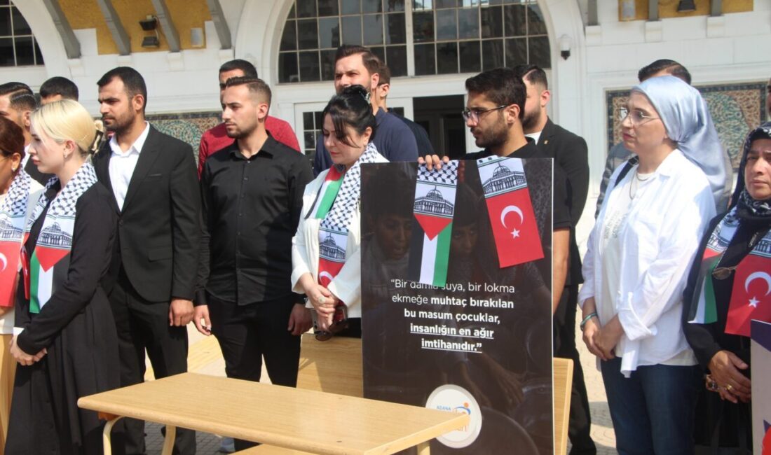 Gazzeli çocuklar, boş sıralarda anıldı Yusuf YILDIZ/ADANA, – ADANA’da, Gazze’de insanlık dramı yaşayan ve eğitimleri