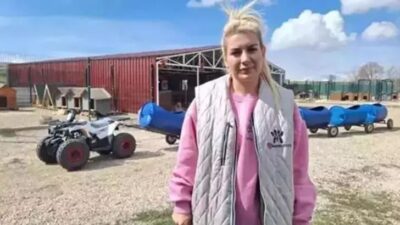 ANKARA, – ŞANLIURFA’nın Siverek ilçesindeki barınaktan sahiplendiği ve hasta olduğu