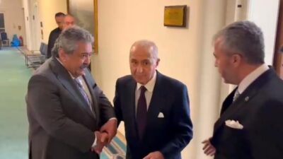 ANKARA, – ESKİ TBMM Başkanı Hikmet Çetin, TBMM’de MHP Genel