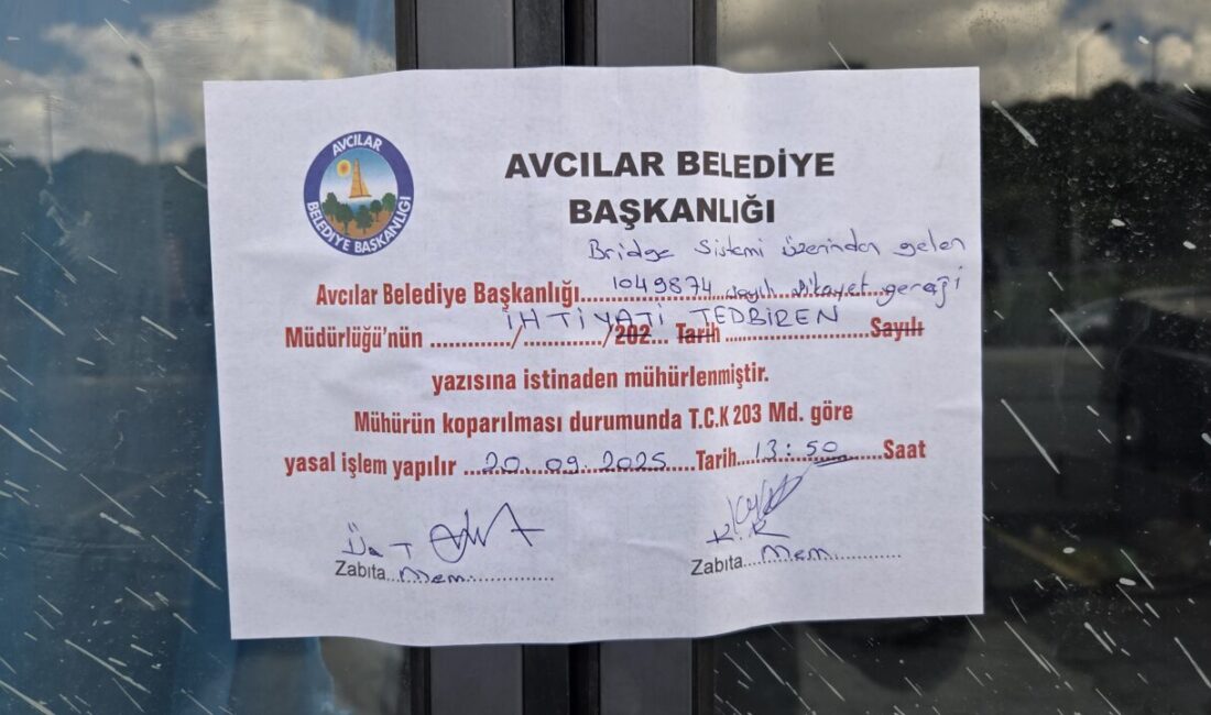 Vehbi DEMİR / İSTANBUL – AVCILAR’da bir sitenin zemin katında