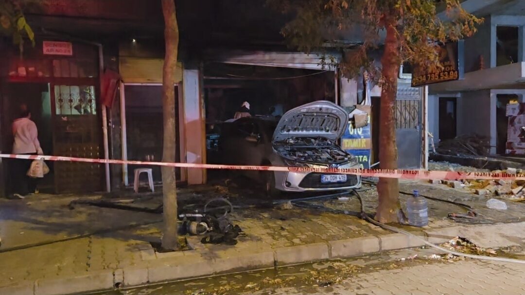 Vehbi DEMİR / İSTANBUL, – BAHÇELİEVLER’de 5 katlı binanın zemin