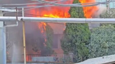 Baran AKKAYA-Taylan ERGÜN/İSTANBUL, – BAŞAKŞEHİR’deki bir oyuncak fabrikasının bahçesindeki müştemilatta