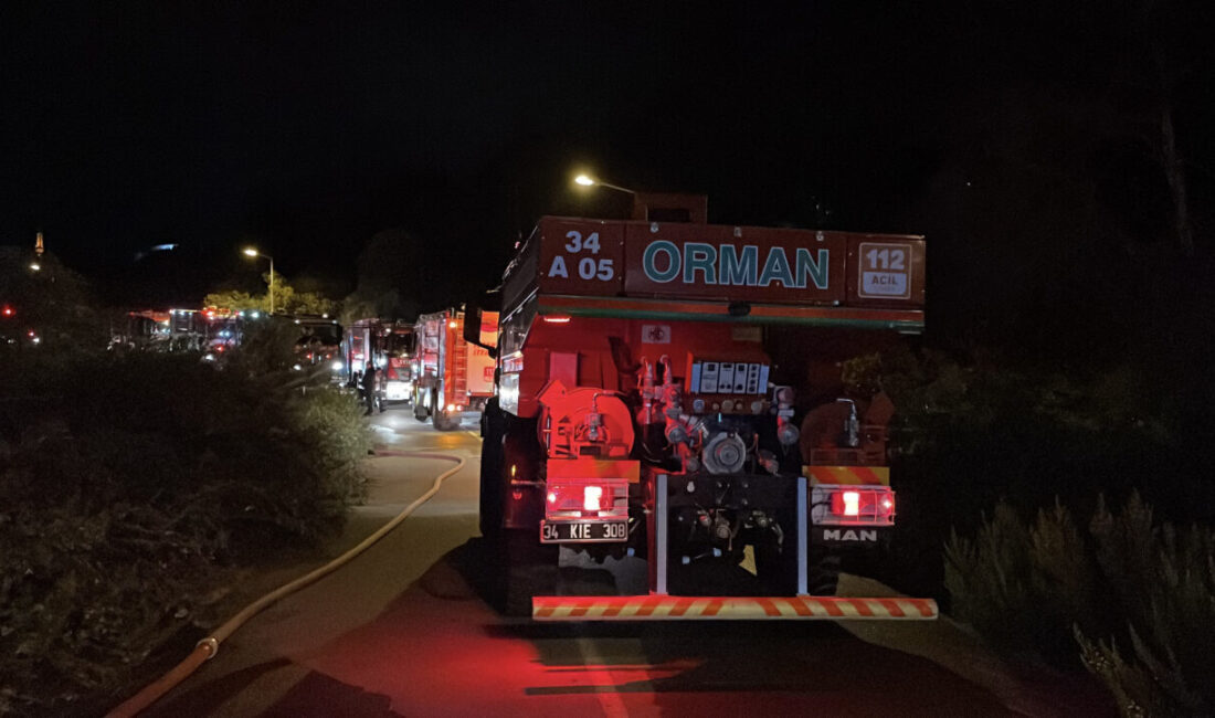 Mehmet Kaan KURT/İSTANBUL, – BEYKOZ’da ormanda çıkan yangın itfaiye ekipleri